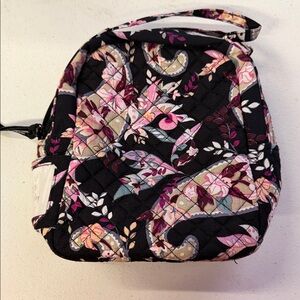Vera Bradley Women's lunchbox  - Black and Pink Floral